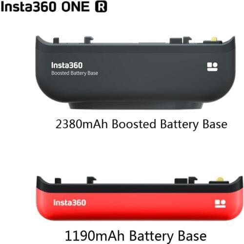 2380mAh Original Insta360 ONE R Boosted Battery Base /1190mAh Battery Base For Insta360 R All Mod Edition Camera