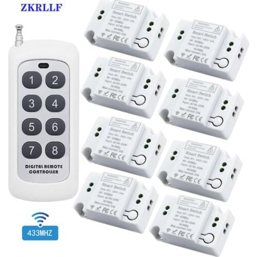 433Mhz High Power Wireless Remote Control Switch AC110V 220V 10A and Wireless Remote Control Transmitter for Led Bulb control