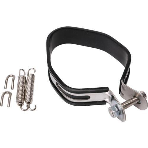 Heavy Duty Stainless Steel Motorcycle Silencer Exhaust Clamp Clip ，85-100mm