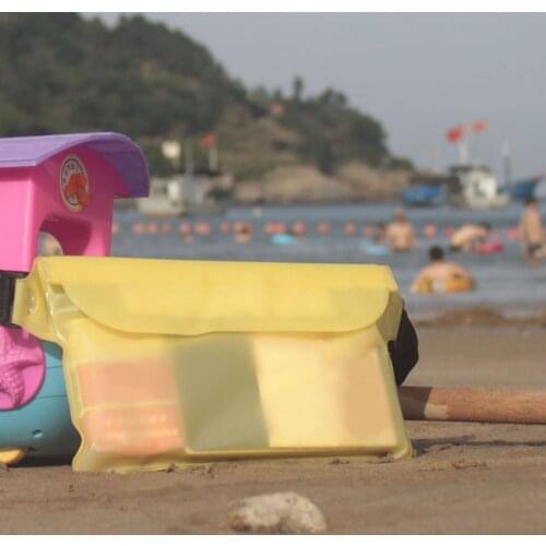 Waterproof Swimming Bag Ski Drift Diving Shoulder Waist Pack Bag Underwater Mobile Phone Bags Case Cover For Beach Boat Sports