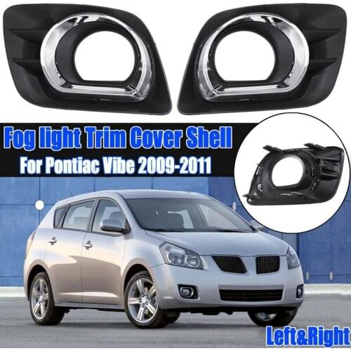 1Pair Front Fog Light Lamp Bezel Frame Cover Trim for Pontiac Vibe 2009-2011