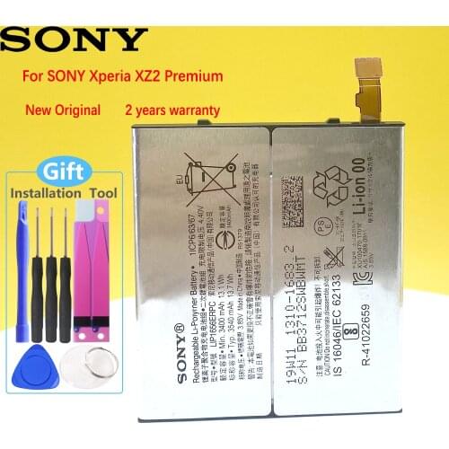 100% NEW Original 3540mAh Battery For SONY Xperia XZ2 Premium LIP1656ERPC Phone High Quality