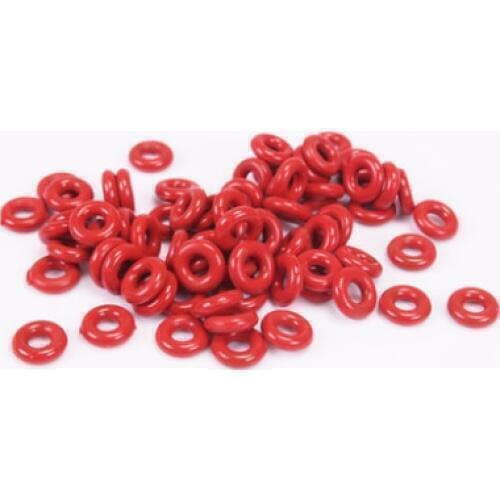 100pcs internal diameter 7.5/7.65/7.8/8/8.5/8.75/9/9.25/9.5/10/10.6x1.8mm silicone O-ring