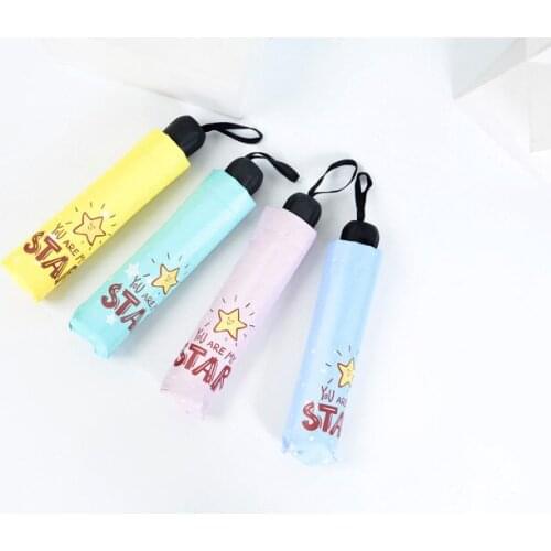 2021 Small pocket folding pencil umbrella ultra thin light mini rain umbrella 4 colors available umbrella umbrella rain women