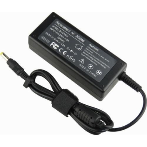 18.5V 3.5A AC Laptop Power Adapter Charger For HP F700 F500 TX2 Dm3 Folio 13-1015tu Compaq 500 510 520 530 540 550 620 625 CQ515