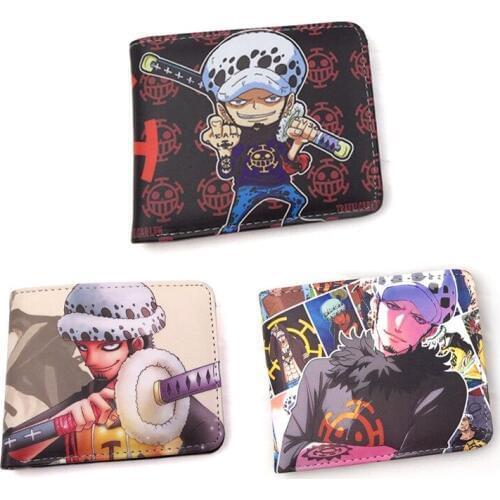 Animation Character Lufei Luo Wallets One Piece Men Card Holder Leather Purse Gift Kids Students Short Wallet Dollar Price