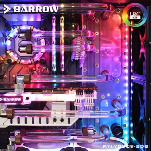 Barrow YG909-SDB, Waterway Boards For INWIN 909 Case, for Intel CPU Water Block & Single / Dual GPU / Pump Building