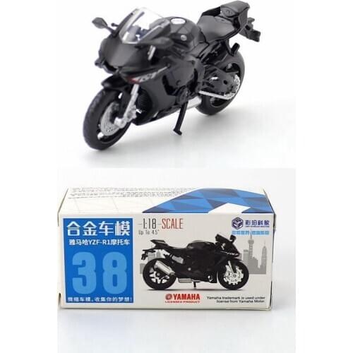 Caipo 1:18 Yamah YZF-R1 Alloy&Plastic Motorcycle For Boy Toy Collection Friend Children Gift