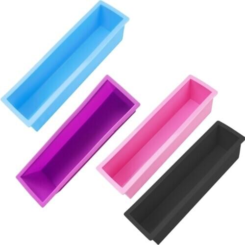 DIY Rectangle Mold Soap Mould Cuboid Bar Loaf Cake Bread Toast Mold