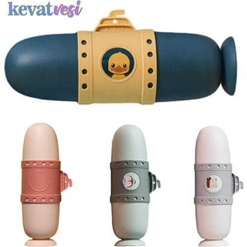 Travel Portable Toothbrush Box Case Cartoon Toothbrush Toothpaste Holder Storage Box for Hiking Camping Bathroom Accessories