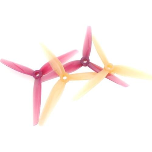 HQPROP Ethix P3 Peanut Butter & Jelly Prop 5130 5.1X3X3 3-Blade PC Propeller for RC FPV Racing Freestyle 5inch 5.1Inch Drones