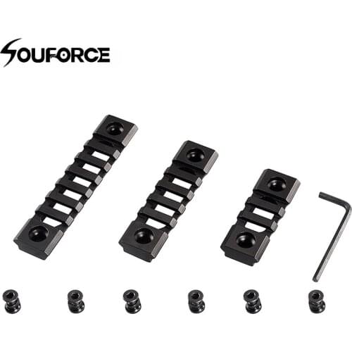 Set Lightweight Picatinny Rail Section for Keymod Handguard Mount for AR MSR Rifle/3PCS
