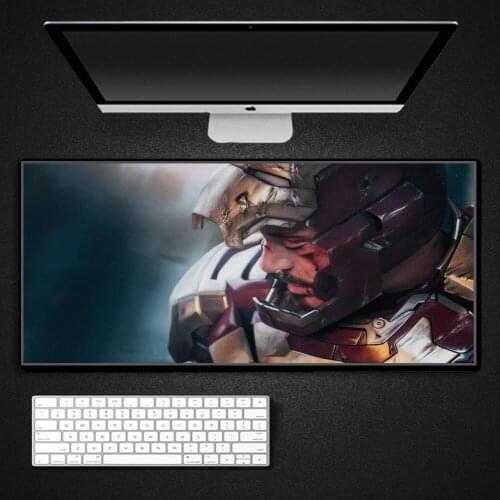 Exciting Captain America Spider-Man Iron Man Anime Pc carpet mouse pad mats gamer gaming accessories desk mat mousepad ergonomic