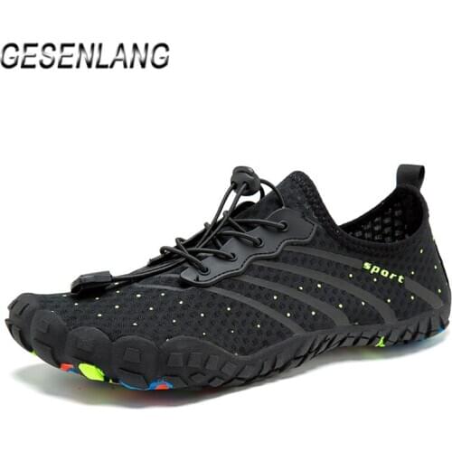 Mens Five Fingers Water Shoes Beach Pool Fishing Wading Swimming Diving Flexible Comfortable Nonslip Quick Drying Aqua Sneakers