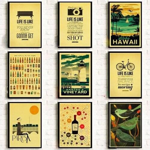 Home Room Wall Decorative Painting Landscape Wall Art Posters and Prints Nordic Decoration Wall Pictures for Living Room