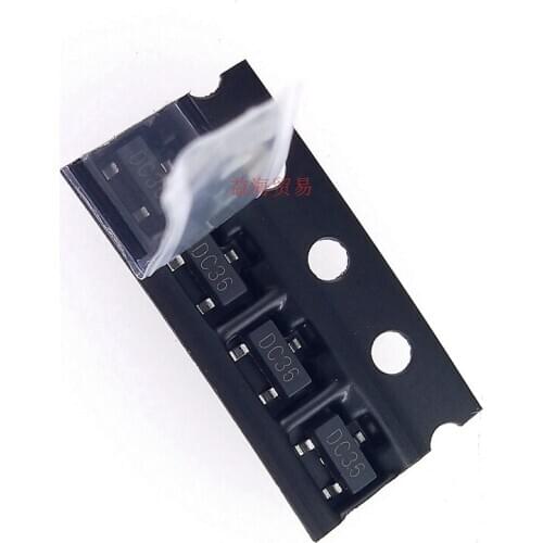 Original 100PCS/LOT SDC36.TCT Printing DC36 NEW SOT-23 ESD DIODES SMD