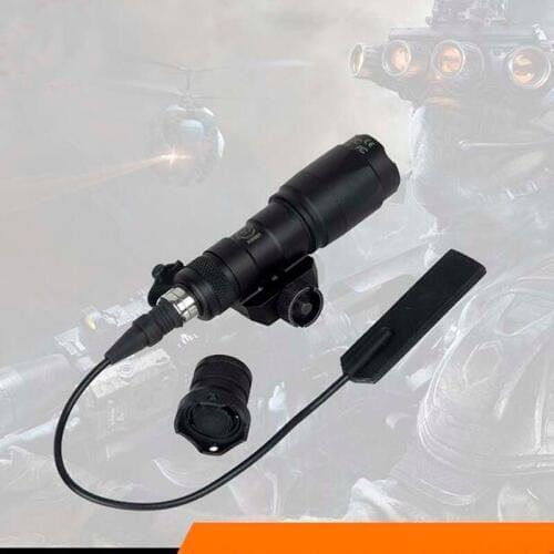 Outdoor M300A 200 Lumens Mini Waterproof LED Weapon Lights Tactical Flashlight Scout Light Torch Black/TAN