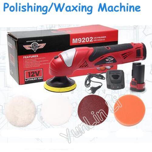 Charging 12V Lithium Polishing Waxing Machine Household Car Furniture Waxing Tool Portable Adjustable Speed Polishing Machine