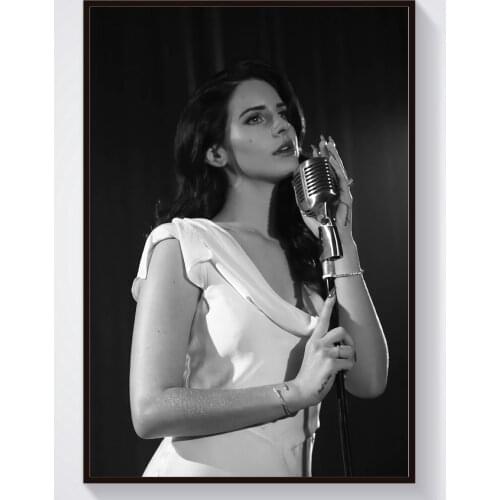 MT2542 005 Lana Del Rey Music Pop Singer Star Poster Painting Art Poster Print Canvas Home Decor Picture Wall Print