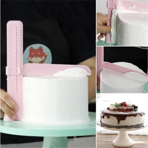 FAROOT Adjustable Cake Smoother Tools Cutter Decorating Fondant Sugarcraft Icing Mold