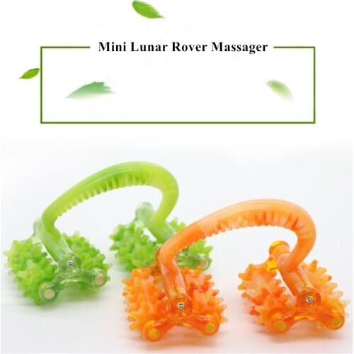 Lunar Rover Roller Massager Department Through The Waist Leg Manual Body Relax Slimming Shaping Rub Meridian 4 Rollers Massager