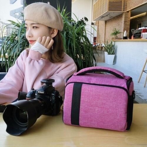 DSLR Camera Bag Photo Bag Shoulder Case For Nikon P900 D7200 D810 Canon 750D 1300D 200D Sony FujiFilm Olympus Panasonic DSLR Bag