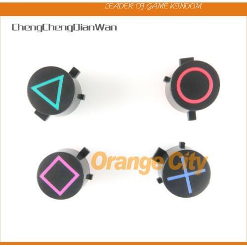 10set black grey color ABXY button Circle Square Triangle ABXY Button For PlayStation 4 PS4 slim pro Controller Repair Parts