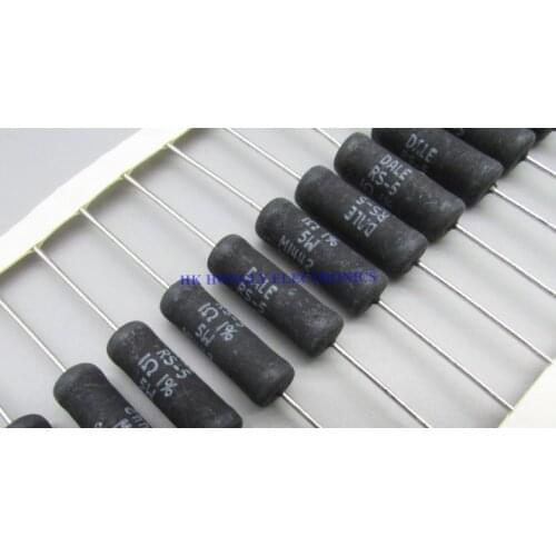10PCS RS-5 5W 1R 2R 2.32R 2.5R 3R 1 OHM 2 OHM 2.32 OHM 1% 0.1% RESISTOR