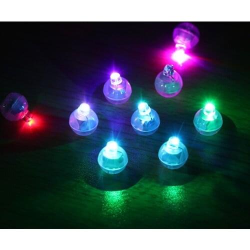 10PCS High Brightness Multicolor LED Mini Glow Paper Lantern Balloon Decor Light Round Flash Ball Party Decoration Supplies
