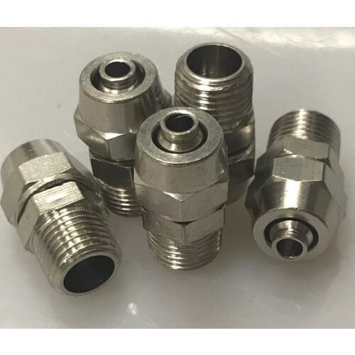 5 x 1/8" Male Thread 6mm Pipe Air Pneumatic Quick Coupler Connectors