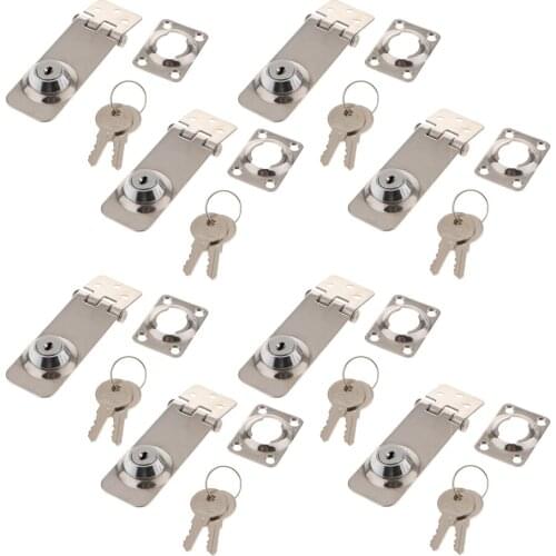 8x Floor Latch Floor Lift Handle Buckle Stainless Steel Flush Pull Ring Boat