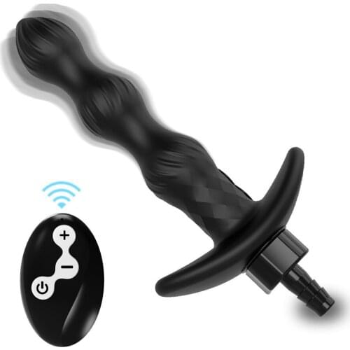 Anal Vibrator Remote Controlled Prostate Massager with10 Frequency Plug Anal Vestibular Stimulator Sex Toys For Men Adult Produc