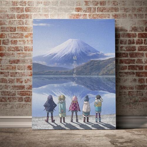 Yuru Camp anime Canvas poster Painting wall Art decor Living room Bedroom Study Home Decoration Prints