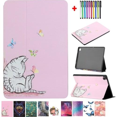 Coque For Samsung Tab E 9.6 2015 SM-T560 PU Leather Funda Case For Samsung Galaxy Tab E 9.6 SM-T560 T561 Tablet Cover + Gift