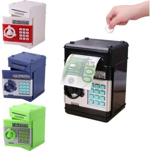 Electronic Piggy Bank Safe Money Box for Children Gift Digital Coins Cash Saving Safe Deposit ATM Machine Password Money Box