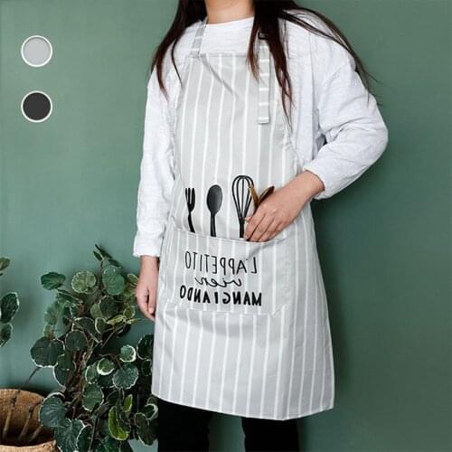 Apron Waterproof Simple Home Daily Kitchen Fashion Restaurant Waiter Chef Overalls