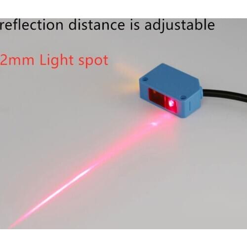 BG-20N BG-40N Small points light Focused reflection detection 200/400mm distance adjustable 2mm spot laser photoelectric sensor