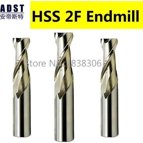 HSS Endmill Milling Tool Cutting Tools Machine Cutter Engraving Bits Milling Cutter Woodwork End Mill Metalworking 1PCS