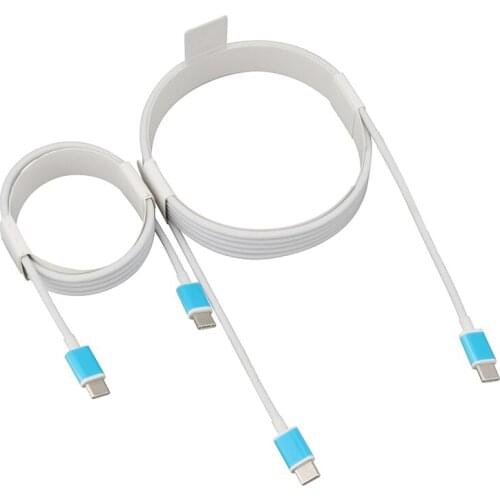 1/2M USB C to USB Type C Cable For Xiaomi Redmi Note 8 Samsung S20 PD Fast Charging Wire Type-C To 8Pin Usb Data Cord for iPhone