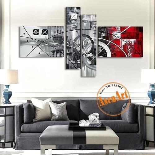 Unframed 100% Hand Painted Oil Painting Abstract Canvas Painting Wall Art Picture for Living Room Home Decor wall poster