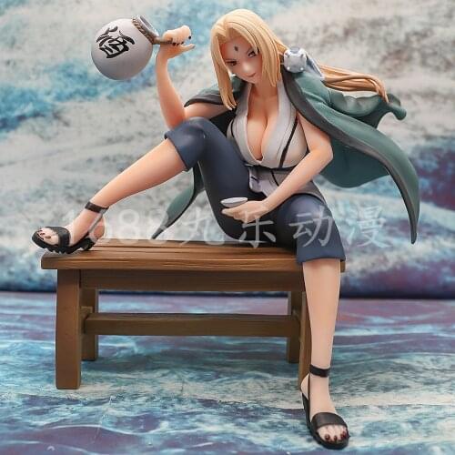 16CM Anime Fighting PVC NARUTO Tsunade Doll Model Toys desktop Collection Gift