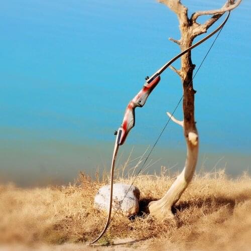 Bow Wood Takedown Archery Recurve Bow Hunting Shooting Camping Equipment Durable Horse