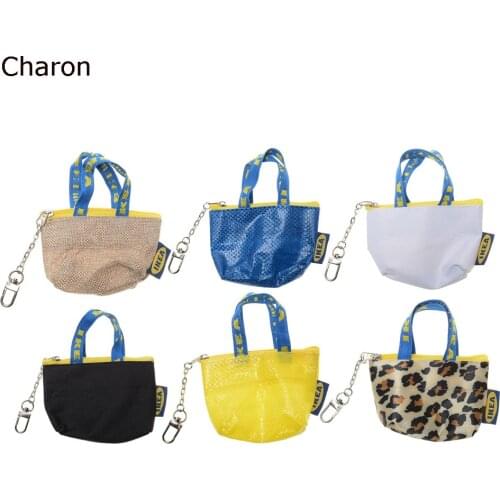 Women Fashion Coin Purse Mini Wallet Money Pouch Keyring Card Holder Small Zip Bag Blue Color Coin Purse Zipper Pouch Wallet