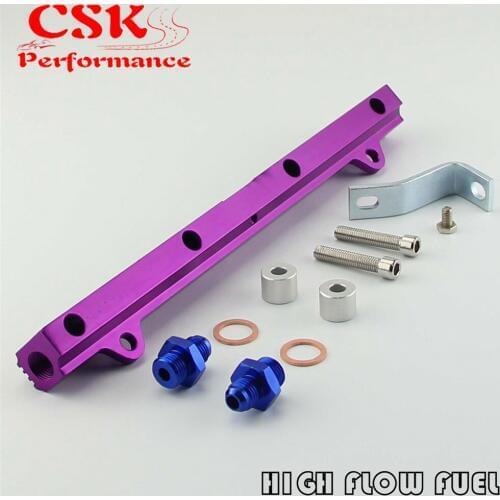 Upgrade Top Feed Fuel Rail fit for Lancer Evolution EVO 4 5 6 7 8 9 4G63 01-05