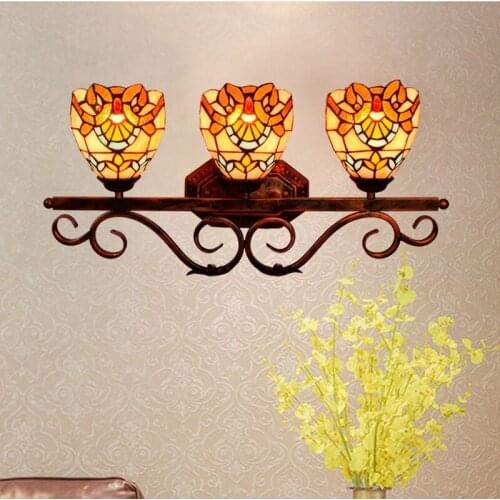 Ou after guti, baroque bathroom lens headlight corridor bar restaurant three wall lamp