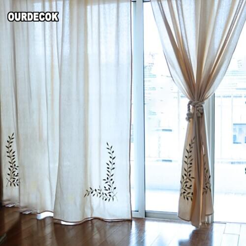 OUR DECOK Curtains In The Living Room On The Window