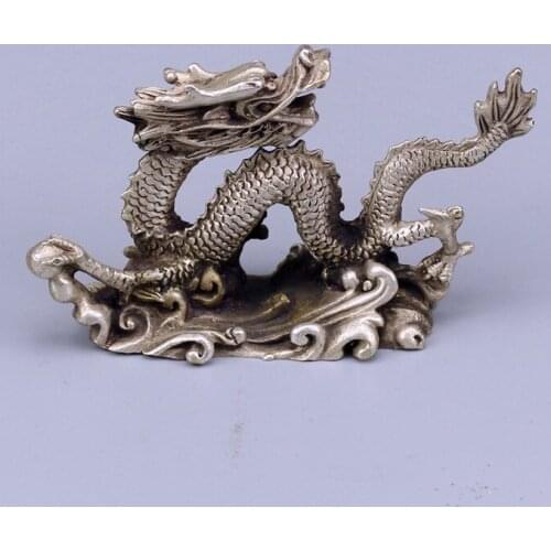 Details about Chinese Copper Carved luck dragon Statues