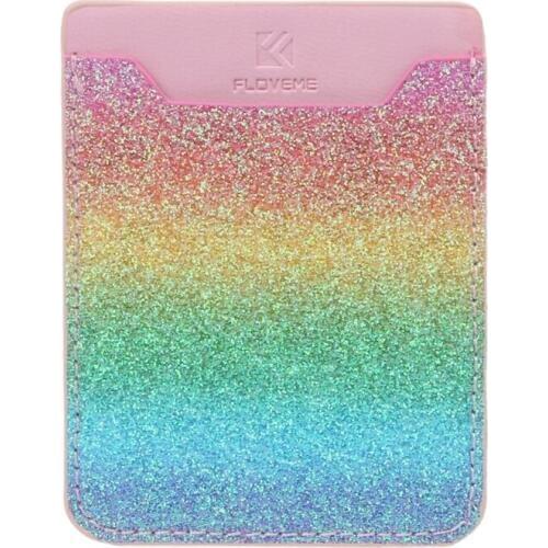 Fashion Mobile Phone ID Card Holder Wallet Credit Pocket Adhesive Sticker