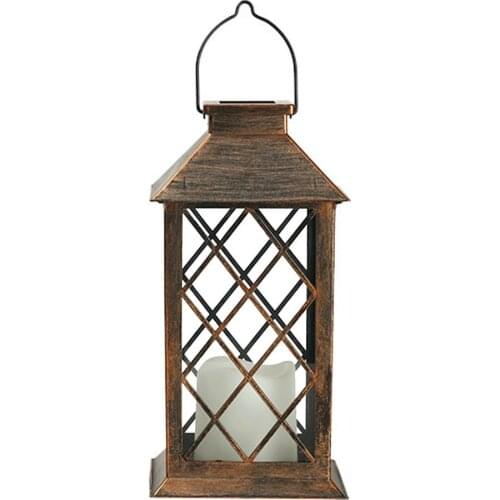 Solar Led Light Outdoor Lawn Lamp Garden Decoration Retro Electronic Lights Solar Lamp Street Lanterns For Yard Courtyard #DWB