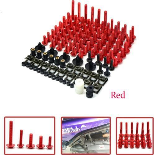 Universal Motorcycle Fairing Body Bolts Spire Screw Nuts For Suzuki GSX1300R Hayabusa GSXR 600 750 1000 K3 K4 K5 K6 K7 K8 K9 K10